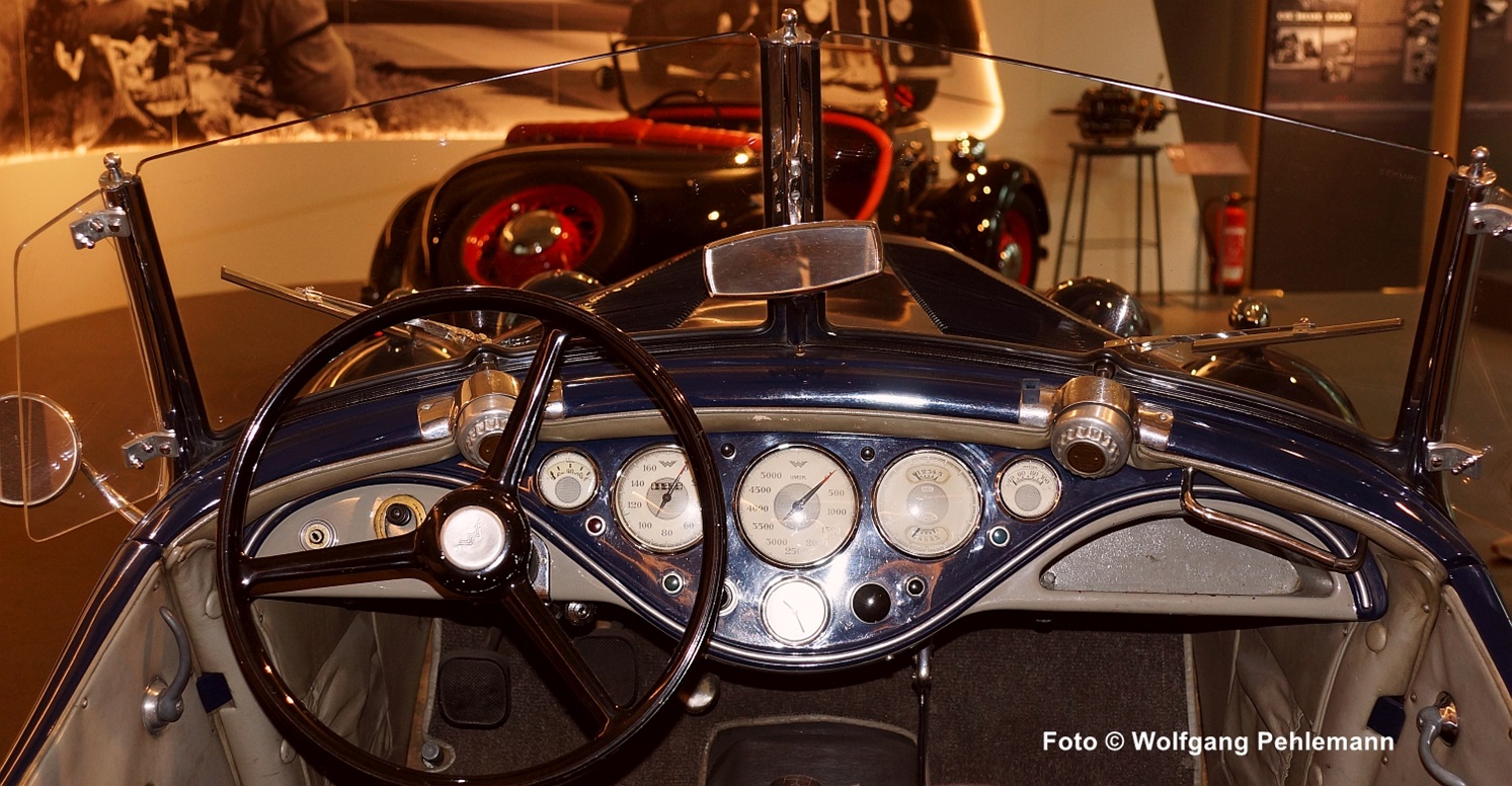Cockpit eines Wanderer W25K gebaut ab 1936 - Foto © Wolfgang Pehlemann