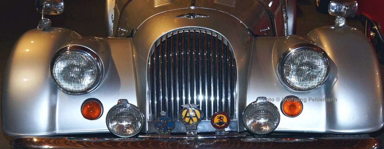 Egeskov Slot Classics Museum Automobile - beschleunigt Herzfrequenz schon am Morgan - Foto Wolfgang Pehlemann