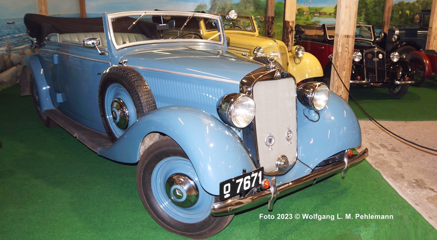 Mercedes-Benz - Der Wagen der Gräfin von Egeskov Slot - W136 Bj 1938 - Foto © Wolfgang Pehlemann