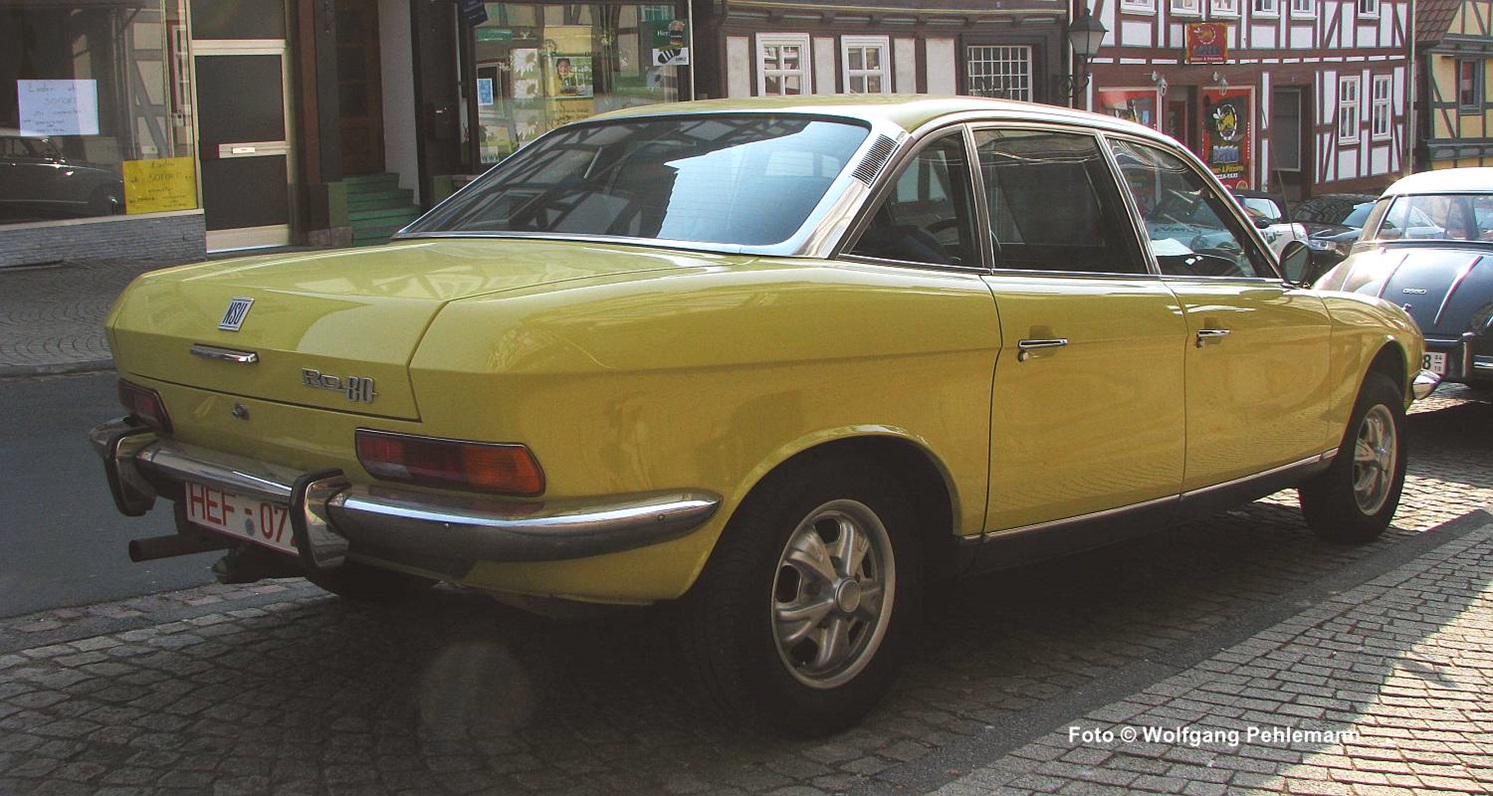 NSU Ro 80 ab 1967 mit 115PS mit Wankel-Rotationskolbenmotor Foto © Wolfgang Pehlemann