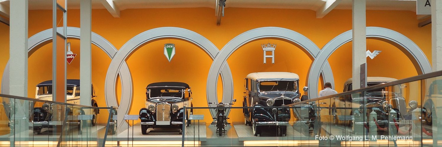 Vier Ringe der Autounion für Audi DKW Horch Wanderer - Foto © Wolfgang Pehlemann
